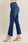 Judy Blue HW Dark Wash Kick Flare