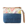 Myra Bag Dahlia Denim Clutch Bag