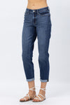 SALE Judy Blue Mid Rise Cuffed Boyfriend
