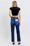 Judy Blue High Waist Rigid Magic Distressed Straight