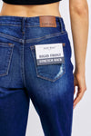 Judy Blue High Waist Rigid Magic Distressed Straight