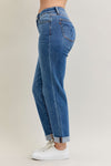Judy Blue Mid Rise Boyfriend Classic Cuffed