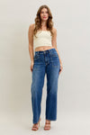 Judy Blue MR 90's Straight Front Patch Double Pocket