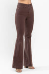 Judy Blue HW Tummy Control Garment Dyed Flare