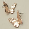 Textured Butterfly Stud Earrings
