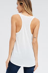 Western black skull print tank top - 2 Colors