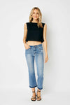 SALE Judy Blue MR Release Hem Cropped Bootcut