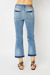 SALE Judy Blue MR Release Hem Cropped Bootcut