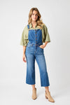 Judy Blue Hi Waist Crop Wide Overall