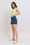 Judy Blue HW Double Button Waistband Shorts
