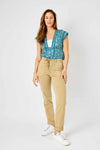SALE Judy Blue High Waist Khaki Garment Dyed Cuffed Jogger