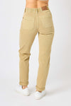 SALE Judy Blue High Waist Khaki Garment Dyed Cuffed Jogger