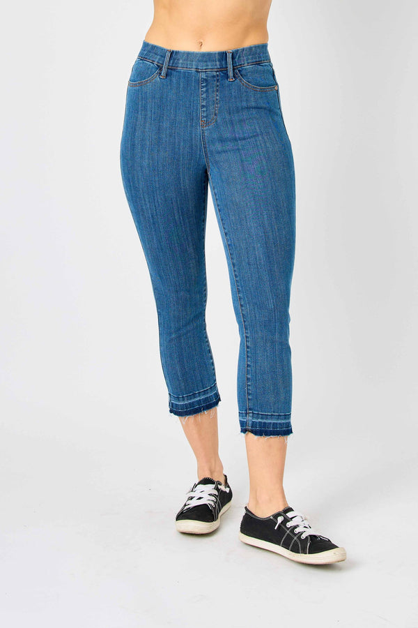 Judy Blue High Waist Pull on Capri