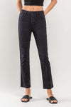SALE Vervet High Rise Hidden Button Up Ankle Straight Jean
