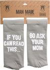 Ask Mom - Mens Cotton Blend Sock