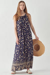 SALE Paisley Print Maxi Dress - Curvy Size