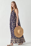 SALE Paisley Print Maxi Dress - Curvy Size