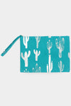 Metallic Cactus Patterned Pouch Clutch Bag - 4 Colors