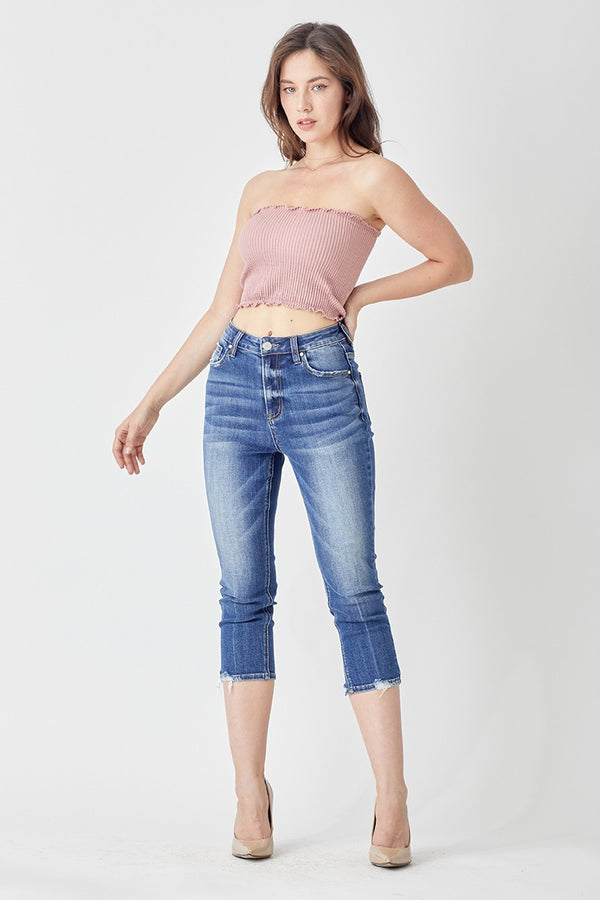 SALE Risen High Rise Basic Capri