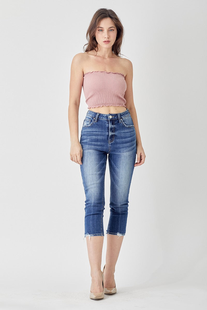 SALE Risen High Rise Basic Capri
