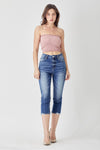 SALE Risen High Rise Basic Capri