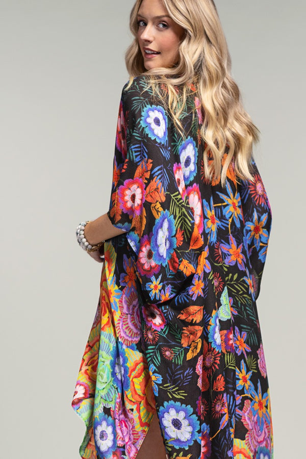 Vineyard Flower Kimono