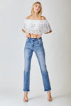 SALE Risen Mid Rise Straight Jeans