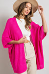 Dolman Short Sleeve Cardigan - 4 Colors