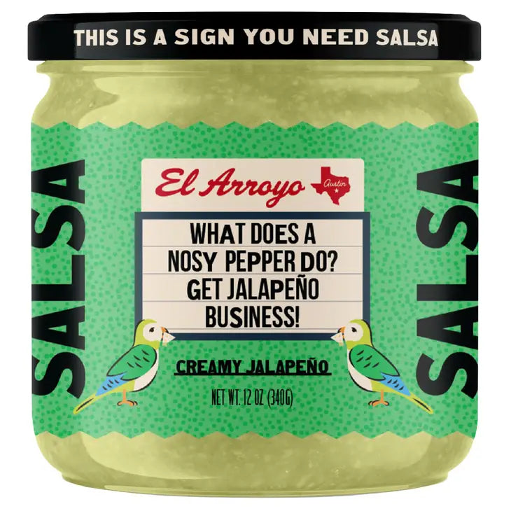 El Arroyo 12oz Creamy Jalapeno Salsa