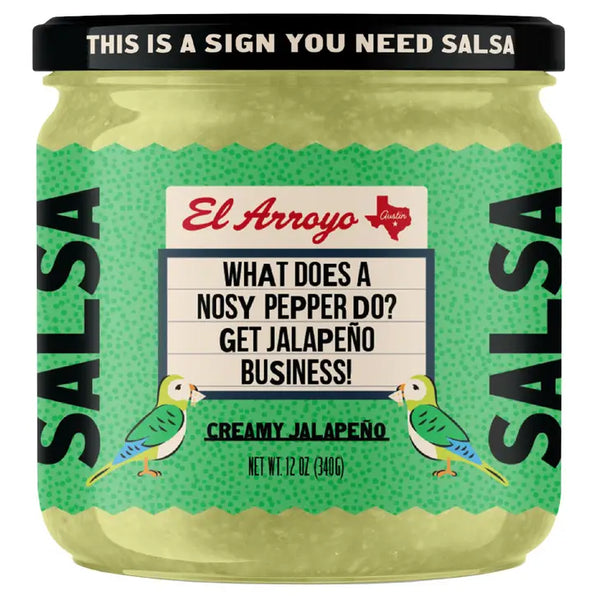 El Arroyo 12oz Creamy Jalapeno Salsa