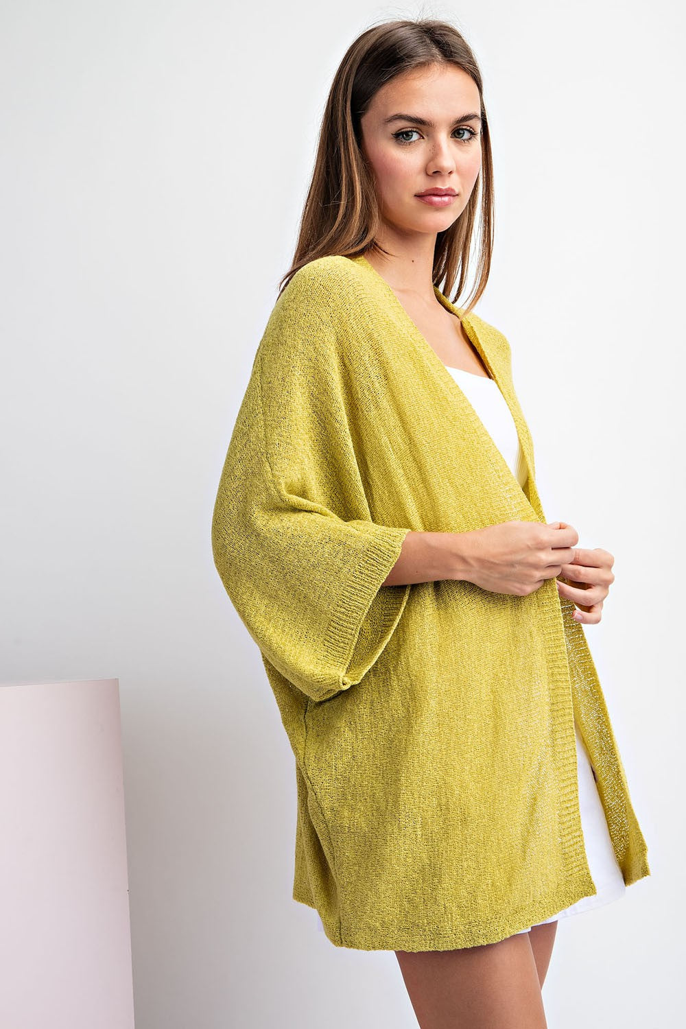 Dolman Short Sleeve Cardigan - 4 Colors