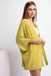 Dolman Short Sleeve Cardigan - 4 Colors