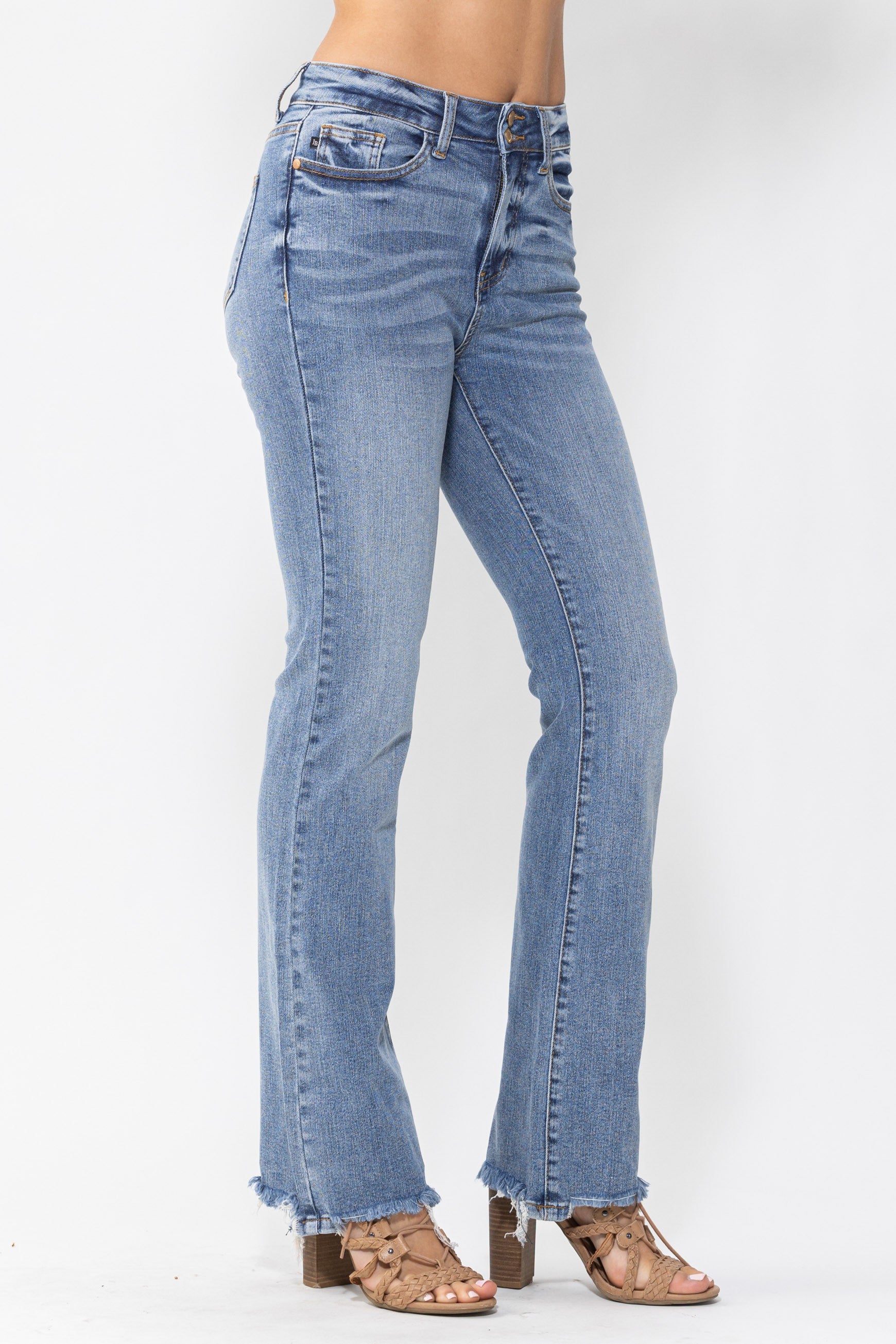 Judy Blue High Waist Double-Button Bootcut