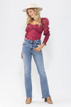 Judy Blue High Waist Double-Button Bootcut
