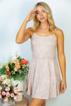 Sleeveless Cheetah Print Knit Dress