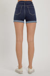 Risen High Rise Double Roll Up Shorts