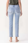SALE Lovervet by Vervet Mid Rise slim Straight Jeans - Curvy Size
