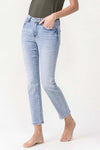 SALE Lovervet by Vervet Mid Rise slim Straight Jeans - Curvy Size