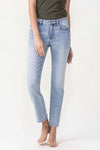 SALE Lovervet by Vervet Mid Rise slim Straight Jeans - Curvy Size