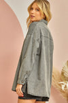 Denim Button Down Top