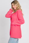 GeeGee Neon Color One-Button Blazer - Curvy Size