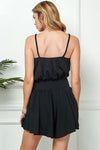 SALE Sleeveless Romper with Stretch Waist- Curvy Size