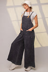 Washed Cotton Jumpsuit / Overalls - 2 Colors