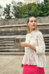 Lace Mix Blouse Top