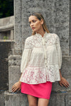 Lace Mix Blouse Top