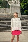 Lace Mix Blouse Top