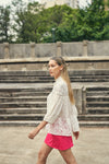 Lace Mix Blouse Top