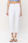 Vervet High Rise Crop Straight Jeans