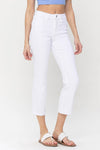 Vervet High Rise Crop Straight Jeans