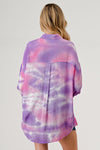 Tie Dye Button Down Top